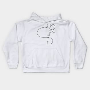 Stylized Mouse Kids Hoodie